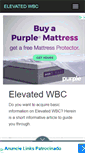 Mobile Screenshot of elevatedwbc.com